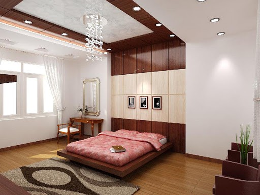 mẫu trần nhôm đẹp phòng ngủ hiện đại