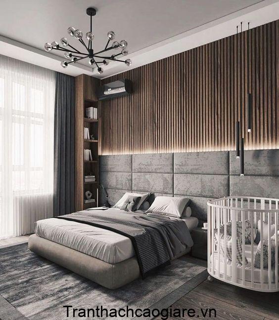 Mẫu trang trí gỗ nhựa ABT Wood cho phòng ngủ