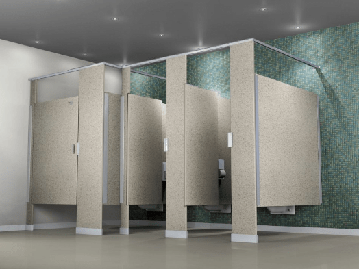 Thiết kế tấm compact HPL nhà vệ sinh đẹp nhất 2022. 