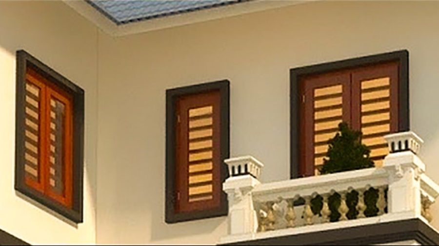 cửa sổ 1 cánh bằng gỗ 