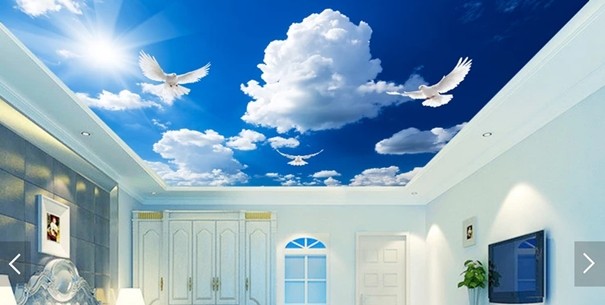 Những mẫu trần nhà xuyên sáng bầu trời xanh đẹp nhất 2022
