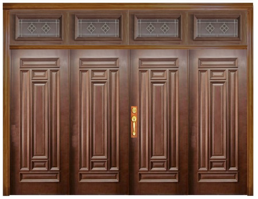 Mẫu sơn gỗ cho cửa nhà màu nâu socola