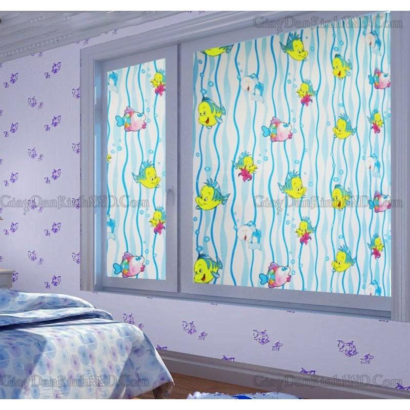Giấy dán kính cửa sổ chống nắng cho phòng ngủ của trẻ