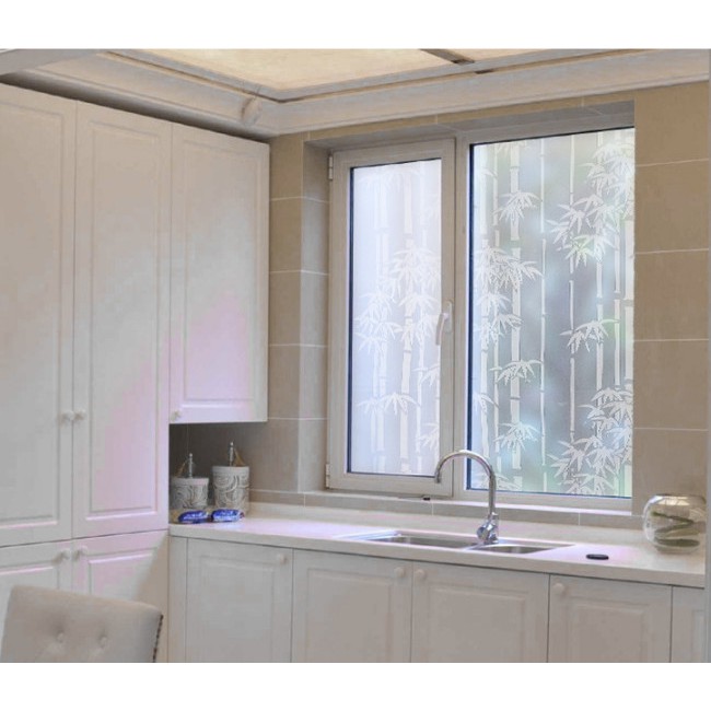 mẫu giấy dán kính cửa sổ chống nắng nhà tắm